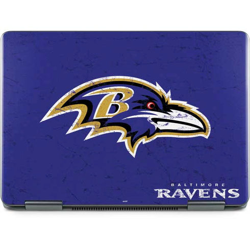 NFL Baltimore Ravens Distressed Notebook 9 Pro 13in (2017) Skin