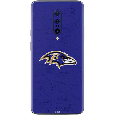 NFL Baltimore Ravens Distressed OnePlus 7 Pro Skin