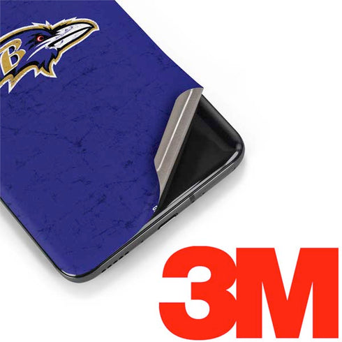 NFL Baltimore Ravens Distressed OnePlus 7 Pro Skin