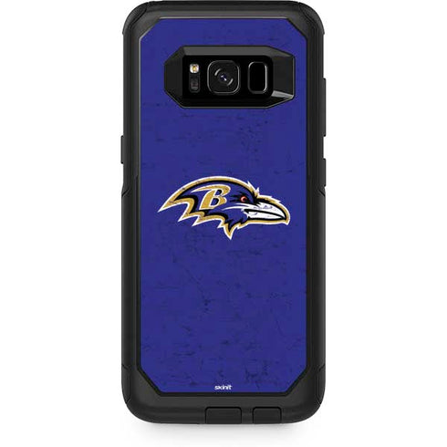 NFL Baltimore Ravens Distressed Otterbox Commuter Galaxy Skin