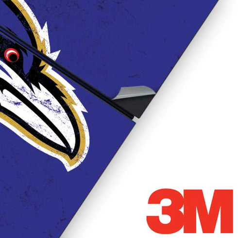 NFL Baltimore Ravens Distressed PS4 Console and Controller Bundle Skin
