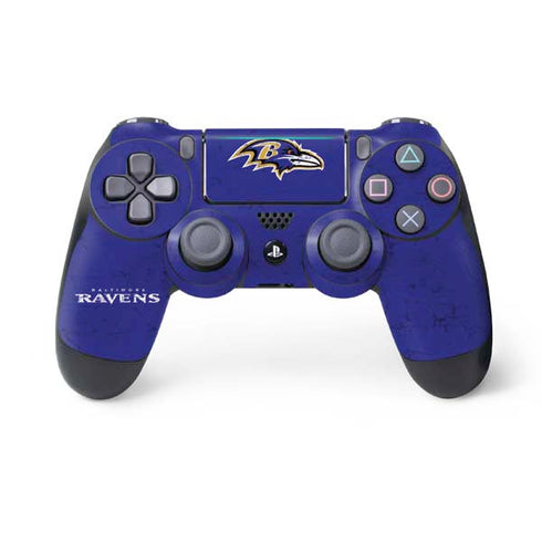 NFL Baltimore Ravens Distressed PS4 Pro/Slim Controller Skin