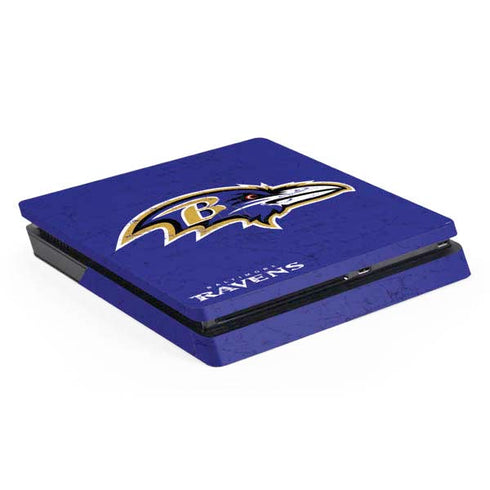 NFL Baltimore Ravens Distressed PS4 Slim Skin
