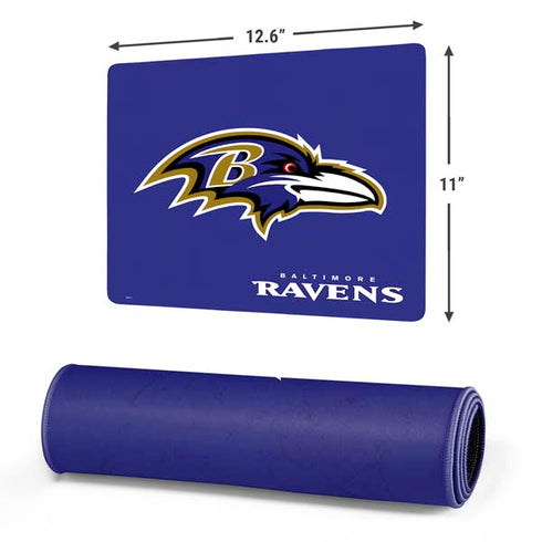 NFL Baltimore Ravens Distressed Gaming Mouse Pad
