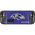 NFL Baltimore Ravens Distressed Steam Deck Handheld Gaming Computer Skin