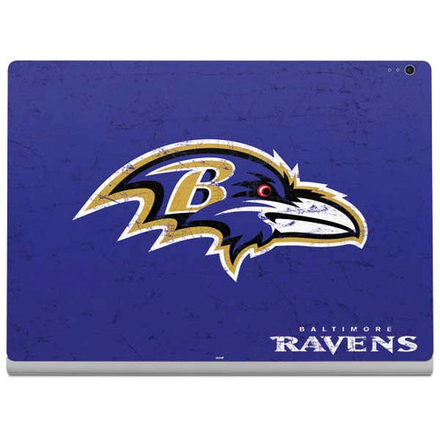 NFL Baltimore Ravens Distressed Surface Book 2 13.5in Skin