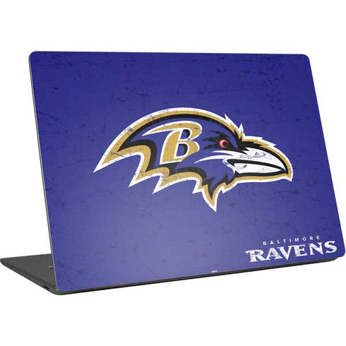 NFL Baltimore Ravens Distressed Surface Laptop 4 15in Skin
