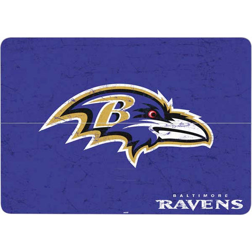 NFL Baltimore Ravens Distressed Surface Laptop Studio Skin