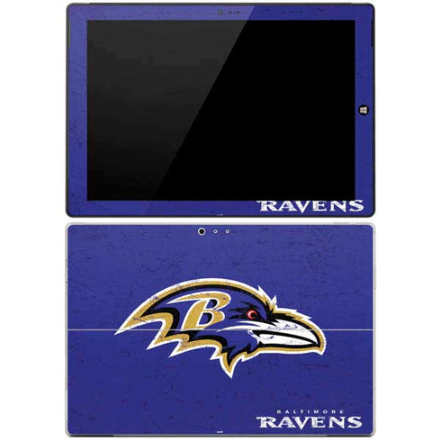 NFL Baltimore Ravens Distressed Surface Pro 3 Skin