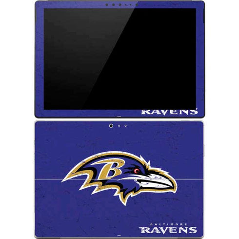 NFL Baltimore Ravens Distressed Surface Pro 4 Skin