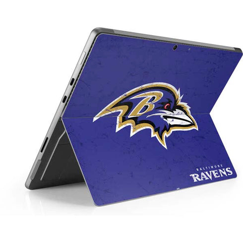 NFL Baltimore Ravens Distressed Surface Pro 8 Skin