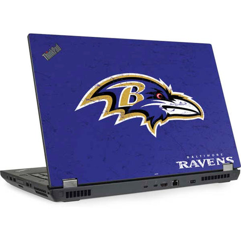 NFL Baltimore Ravens Distressed Lenovo ThinkPad Skin