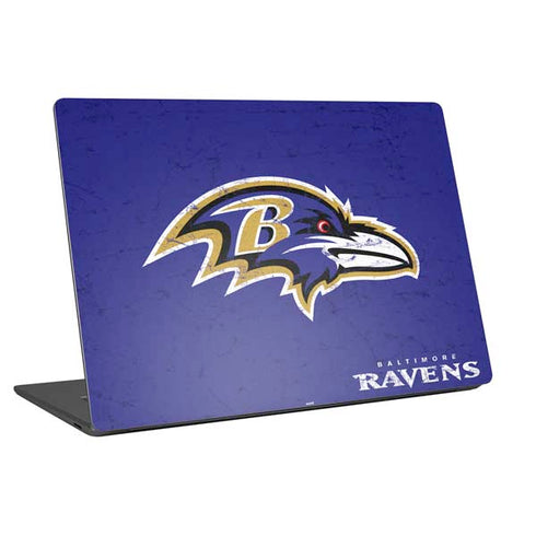 NFL Baltimore Ravens Distressed Universal Laptop 16in (13 x 9.4in) Skin