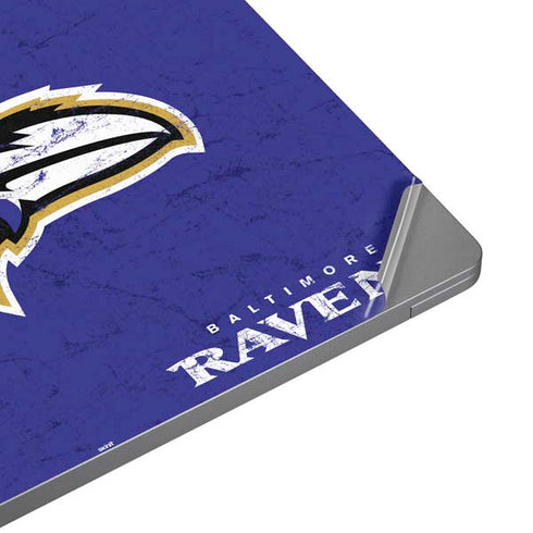 NFL Baltimore Ravens Distressed Universal Laptop 16in (13 x 9.4in) Skin