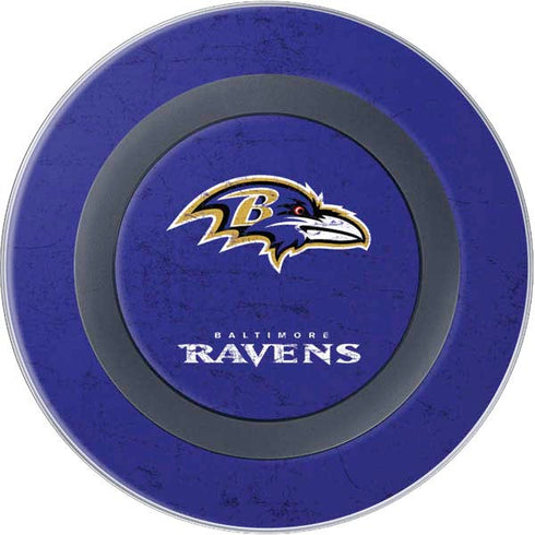 NFL Baltimore Ravens Distressed Wireless Charger Skin