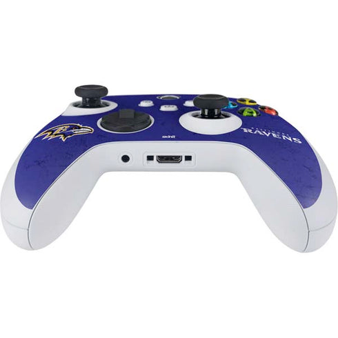 NFL Baltimore Ravens Distressed Xbox Series S Controller Skin