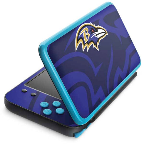 NFL Baltimore Ravens Double Vision Nintendo 2DS XL (2017) Skin