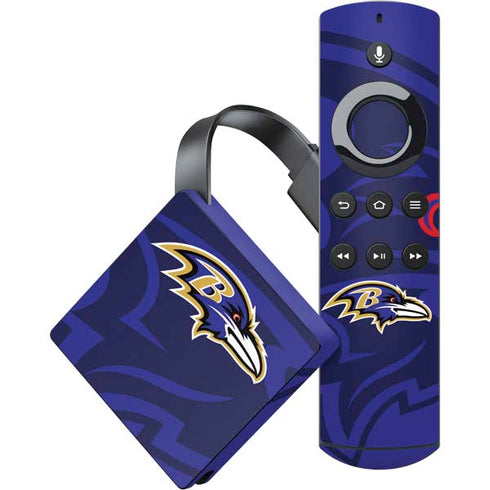 NFL Baltimore Ravens Double Vision Amazon Fire TV Skin