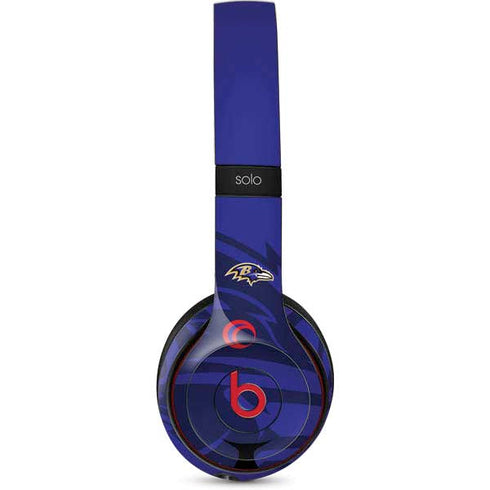 NFL Baltimore Ravens Double Vision Beats Solo 2 Wireless Skin
