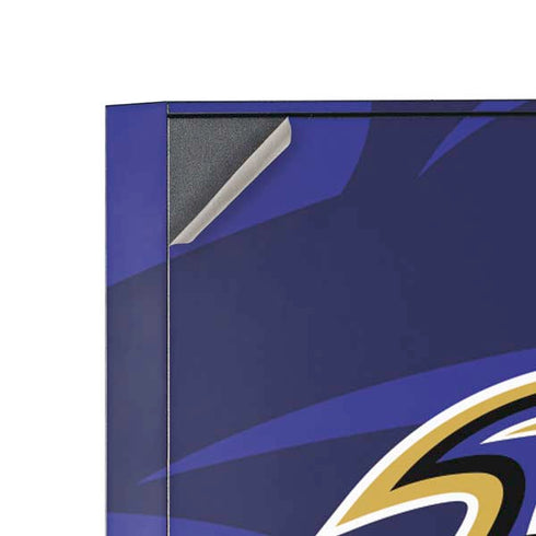 NFL Baltimore Ravens Double Vision Corsair 4000D Tempered Glass Mid-Tower ATX Case Skin