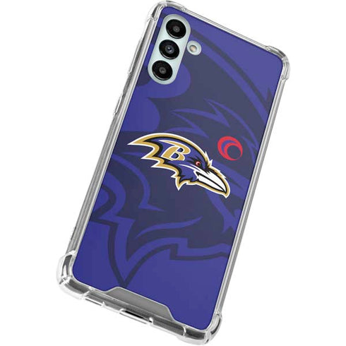 NFL Baltimore Ravens Double Vision Galaxy A13 5G Clear Case