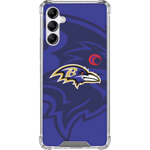 NFL Baltimore Ravens Double Vision Galaxy A15 5G Clear Case