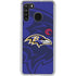 NFL Baltimore Ravens Double Vision Galaxy A21 Clear Case
