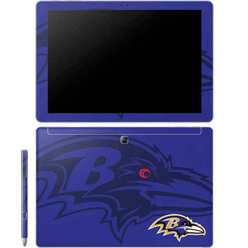 NFL Baltimore Ravens Double Vision Galaxy Book 12in Skin