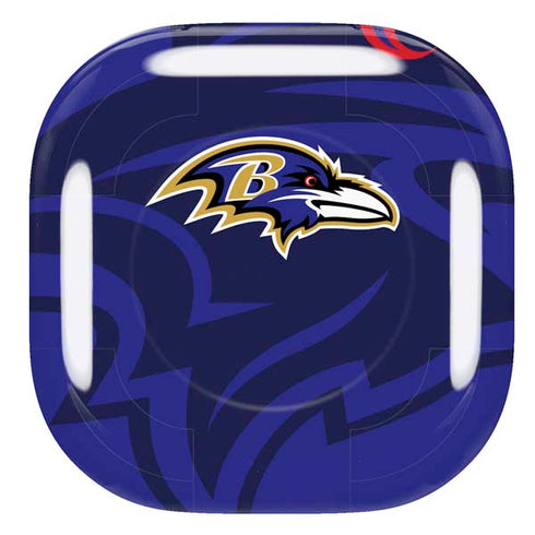 NFL Baltimore Ravens Double Vision Galaxy Buds Pro Skin