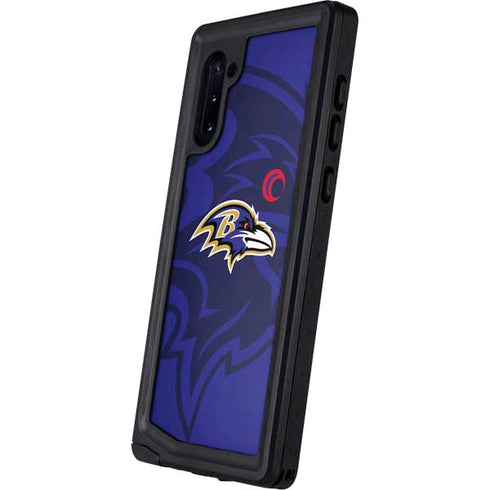 NFL Baltimore Ravens Double Vision Galaxy Note 10 Waterproof Case