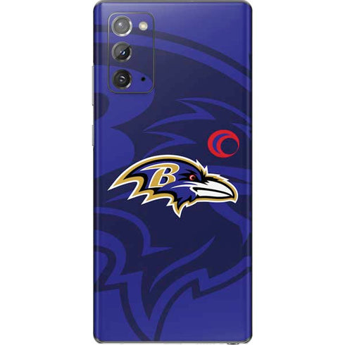 NFL Baltimore Ravens Double Vision Galaxy Note20 5G Skin
