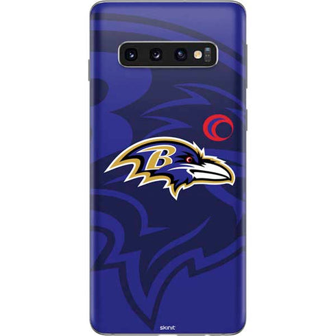 NFL Baltimore Ravens Double Vision Galaxy S10 Skin
