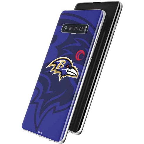 NFL Baltimore Ravens Double Vision Galaxy S10 Skin