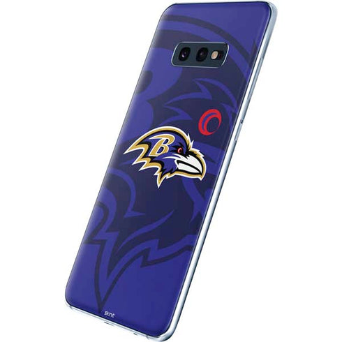 NFL Baltimore Ravens Double Vision Galaxy S10e Skin