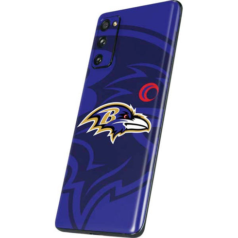 NFL Baltimore Ravens Double Vision Galaxy S20 Fan Edition Skin