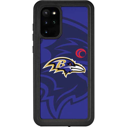 NFL Baltimore Ravens Double Vision Galaxy S20 Plus Waterproof Case