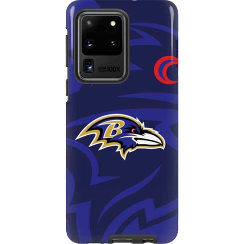 NFL Baltimore Ravens Double Vision Galaxy S20 Ultra 5G Pro Case
