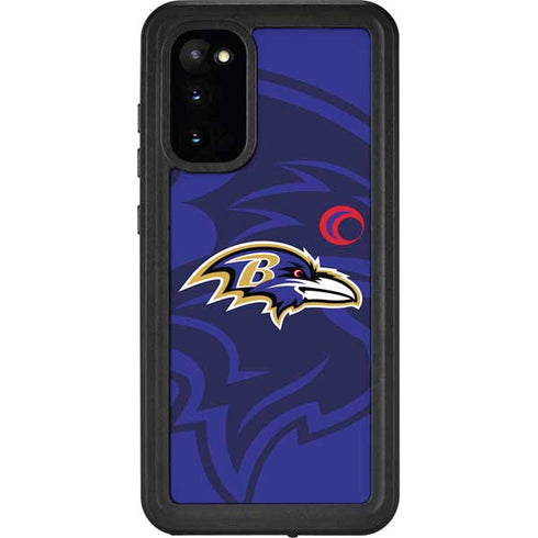 NFL Baltimore Ravens Double Vision Galaxy S20 Waterproof Case