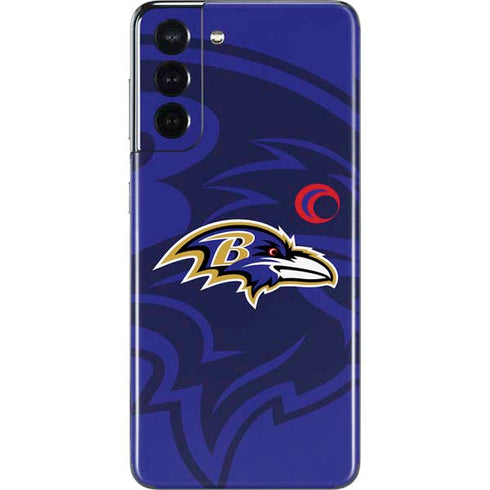 NFL Baltimore Ravens Double Vision Galaxy S21 5G Skin