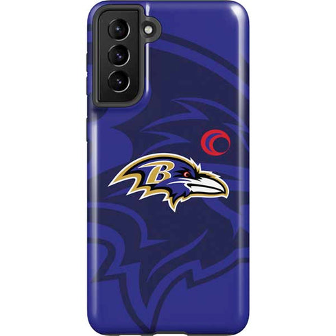NFL Baltimore Ravens Double Vision Galaxy S21 FE Pro Case