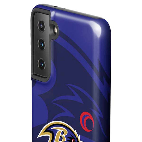 NFL Baltimore Ravens Double Vision Galaxy S21 FE Pro Case