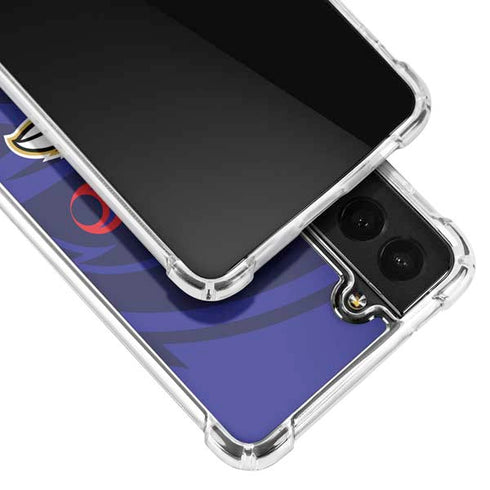 NFL Baltimore Ravens Double Vision Galaxy S21 Plus 5G Clear Case