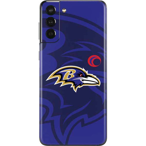 NFL Baltimore Ravens Double Vision Galaxy S21 Plus 5G Skin