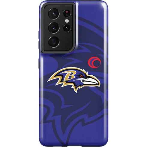 NFL Baltimore Ravens Double Vision Galaxy S21 Ultra 5G Pro Case