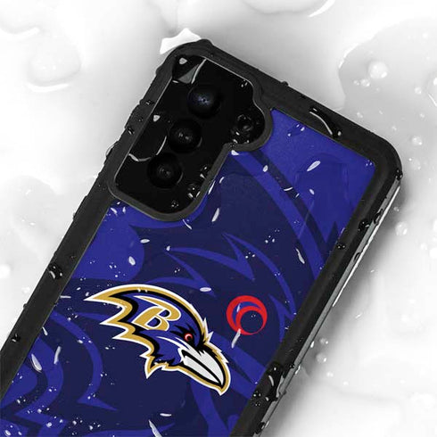 NFL Baltimore Ravens Double Vision Galaxy S23 Plus Waterproof Case