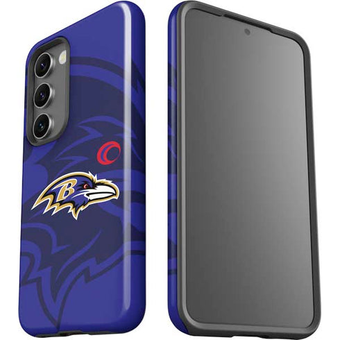 NFL Baltimore Ravens Double Vision Galaxy S23 Pro Case