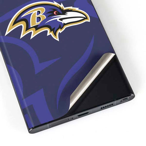 NFL Baltimore Ravens Double Vision Galaxy S23 Ultra Skin
