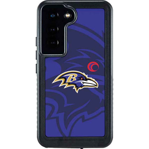 NFL Baltimore Ravens Double Vision Galaxy S23 Waterproof Case