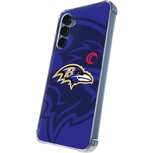NFL Baltimore Ravens Double Vision Galaxy S24 Clear Case