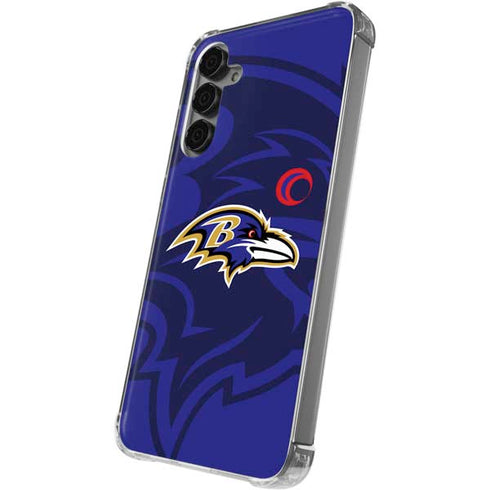NFL Baltimore Ravens Double Vision Galaxy S24 Plus Clear Case